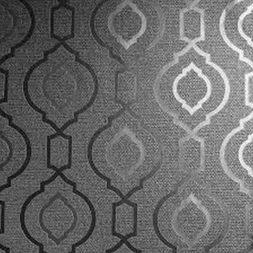 Arthouse Calico TrellisTextured Wallpaper Gunmetal